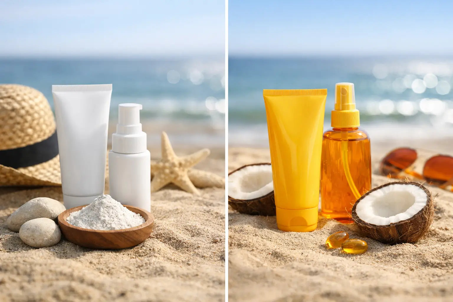 Mineral Sunscreen vs Chemical Sunscreen