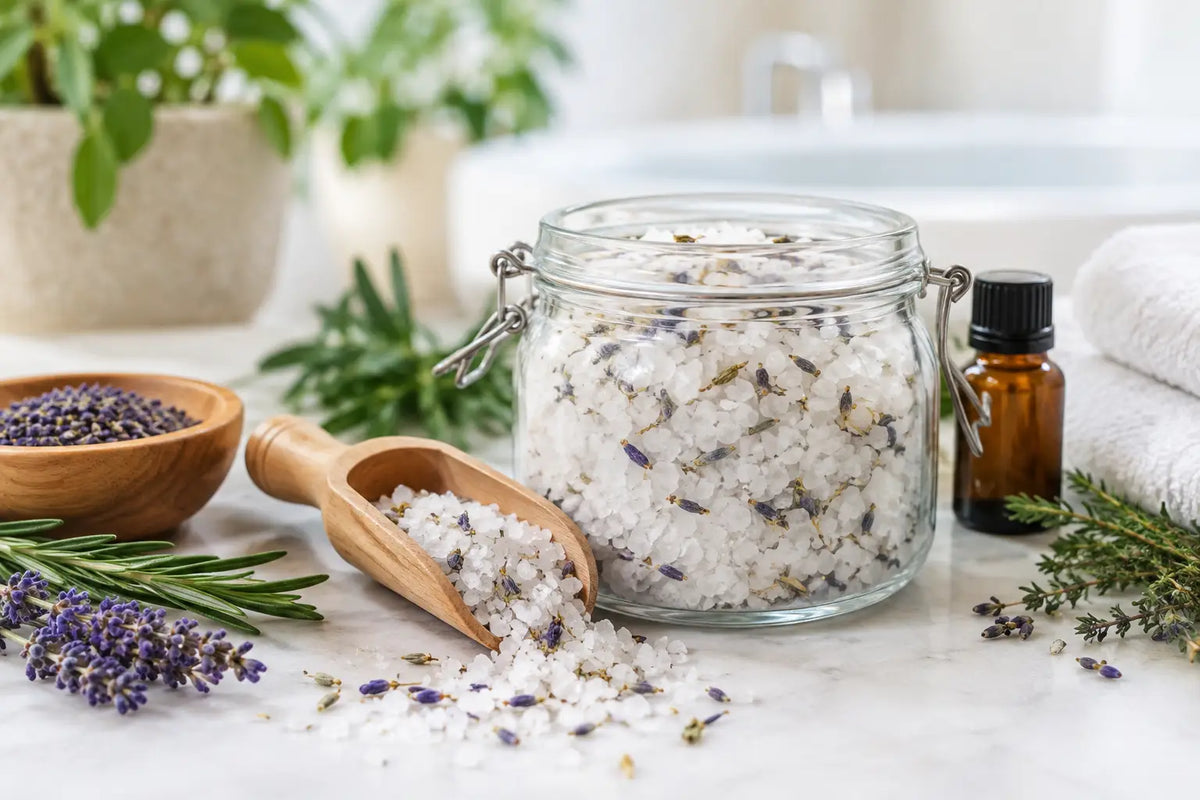 How to Make Bath Salts for a Restful Soak