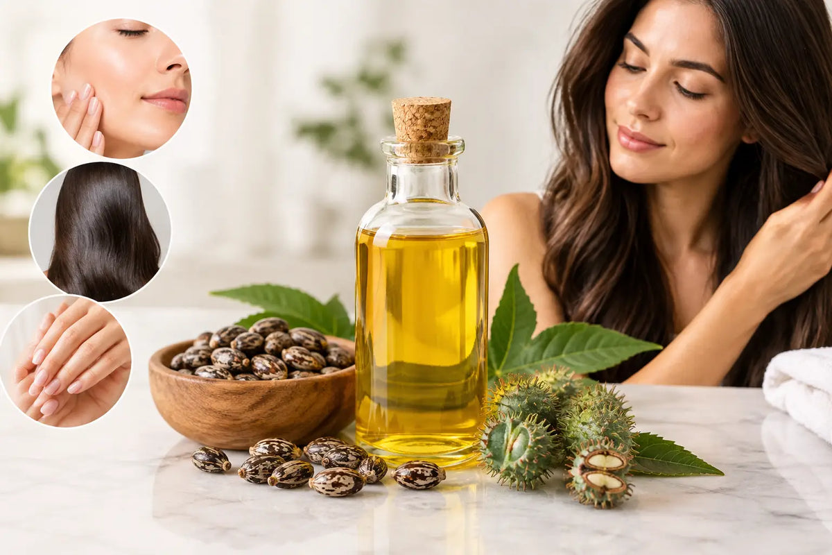 How to Use Castor Oil for Skin, Hair, and Nails