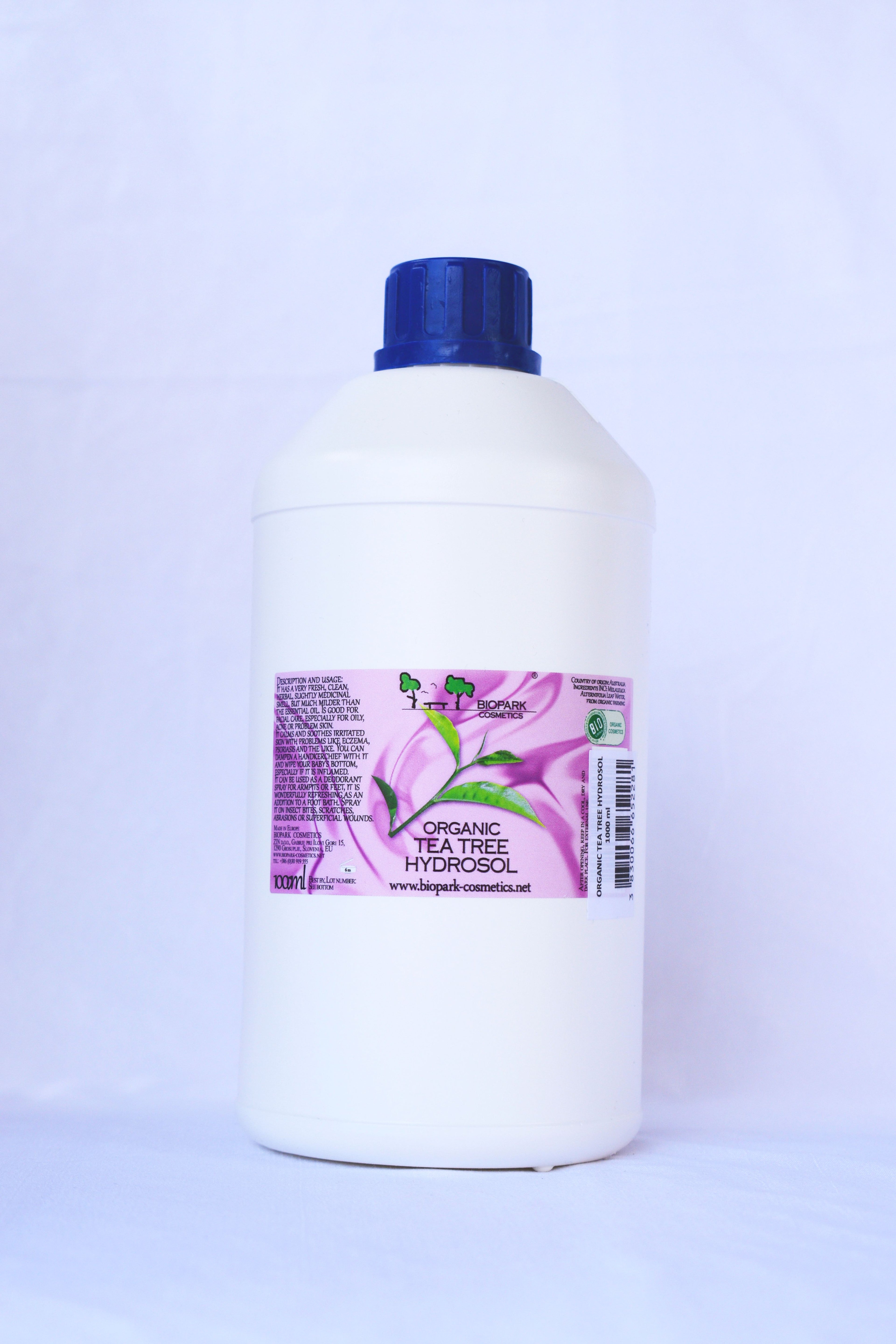 Organic Tea Tree Hydrosol, 100ml / 1l