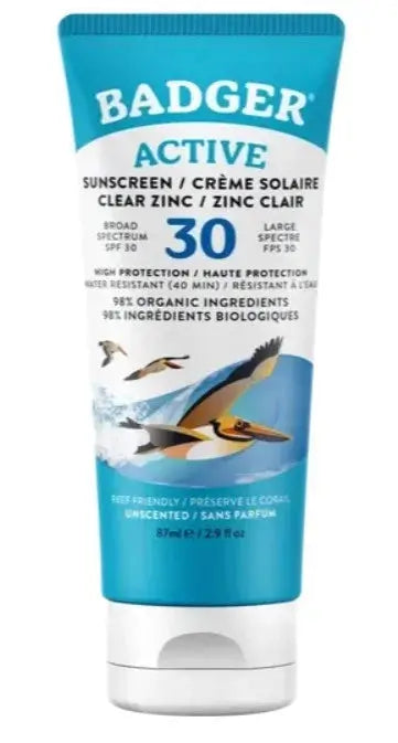 Badger Fragrance-Free Eco Sunscreen SPF 30, 87ml