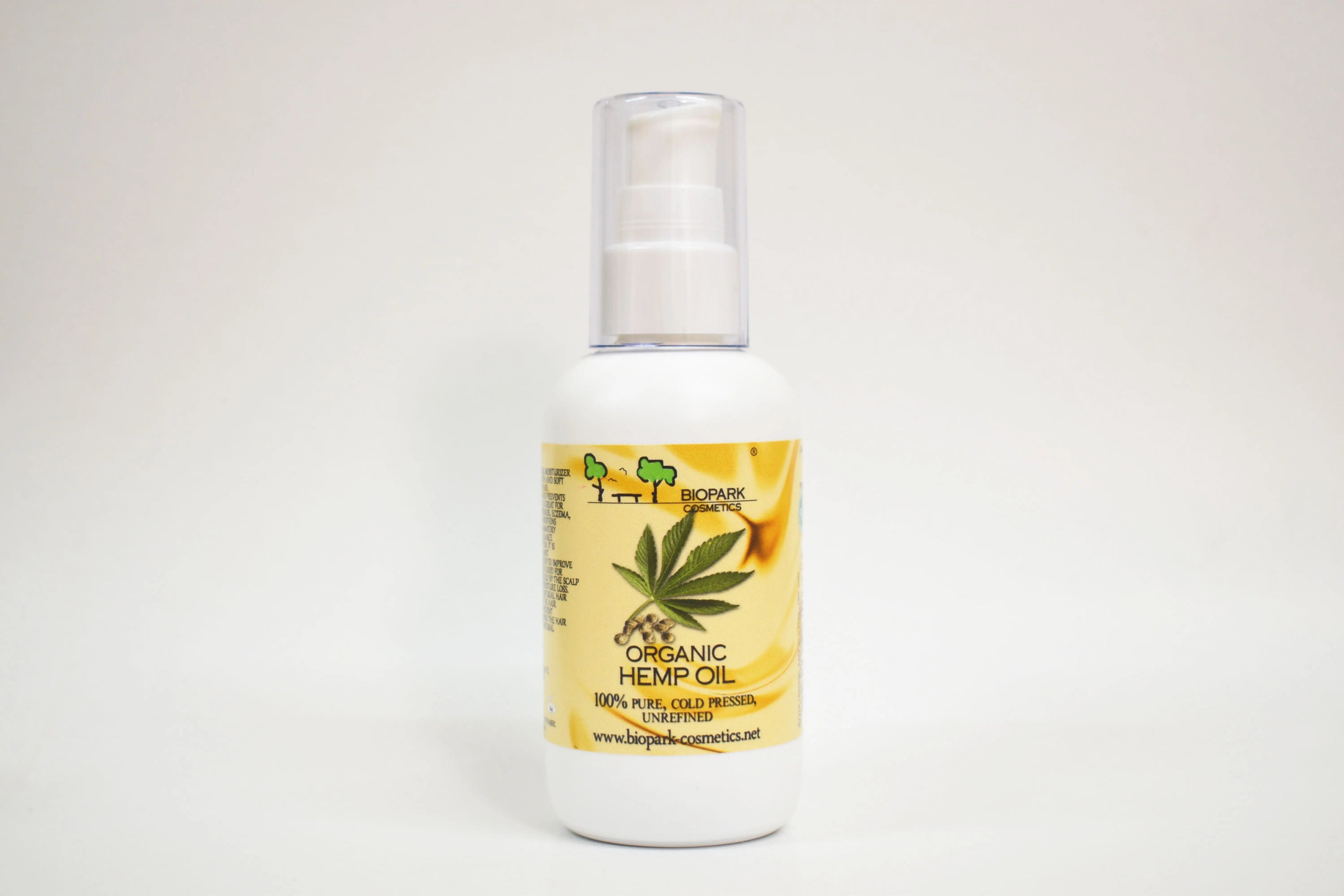 Organic Hemp Oil, 100ml - Biopark Cosmetics
