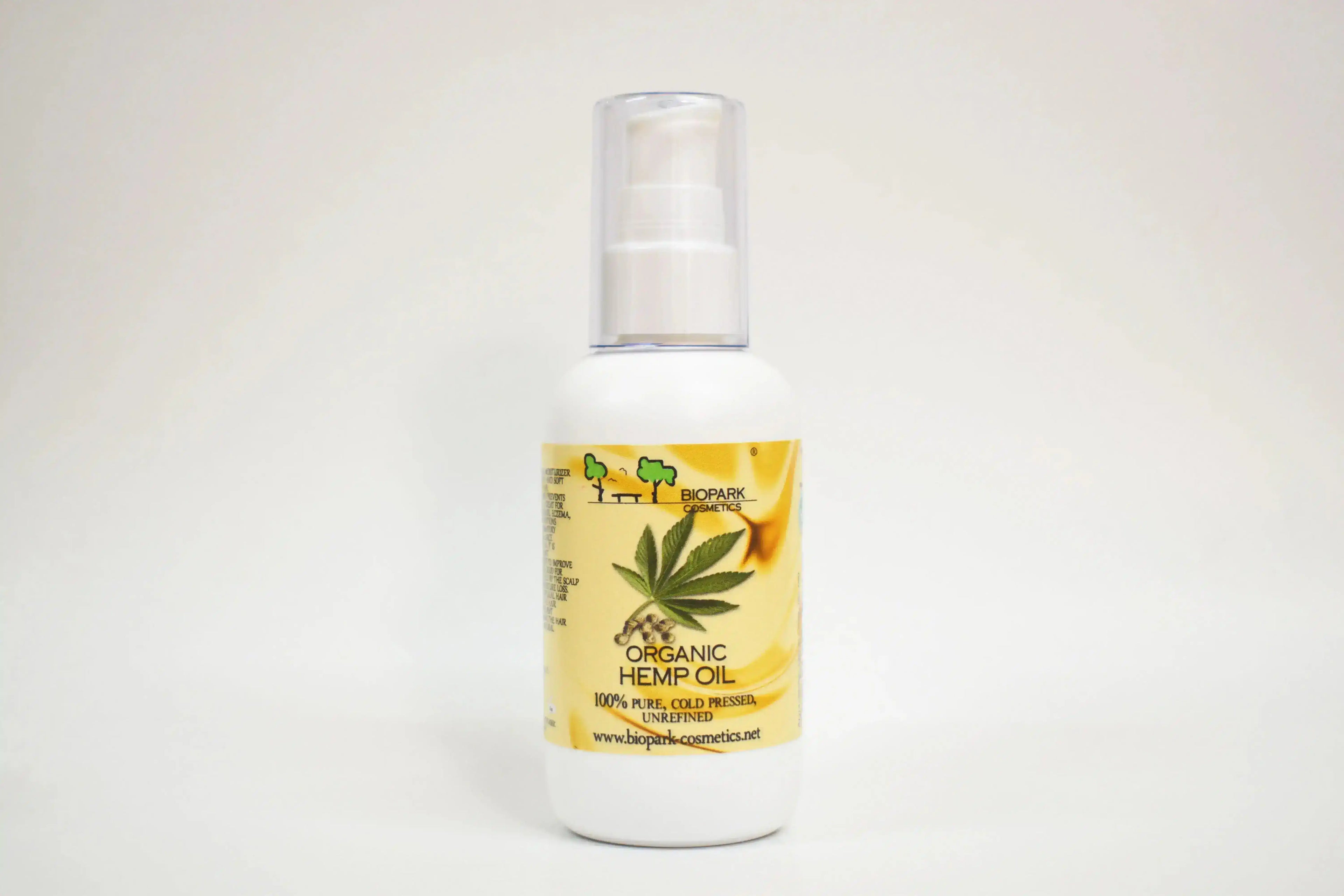 Aceite de cáñamo orgánico, 100 ml - Biopark Cosmetics