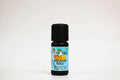 Bottle of Balsam Tolu essential oil on a white background