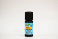 Bottle of Balsam Tolu essential oil on a white background