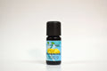 Essential oil bottle labeled 'Frankincense' on a white background