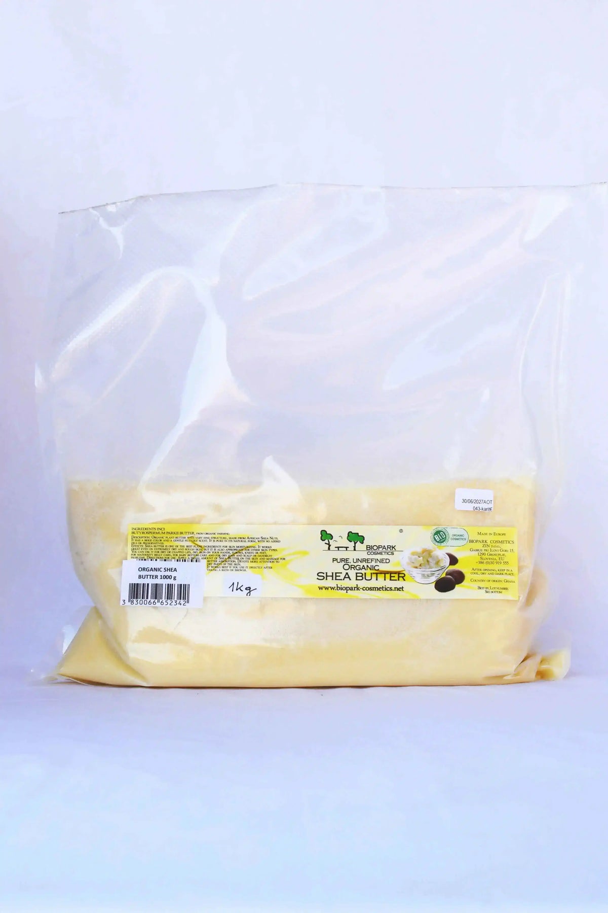 Manteca de karité orgánica, 1kg
